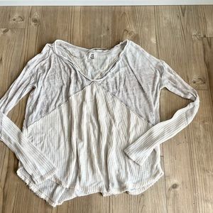 Free People Flowy Long Sleeve Top